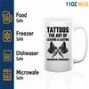 Luxe Gifting Tattoo Artist Coffee Mug 11oz White -The art of - Tattoo Gifts Tipping Skin Deep Ink Tattoo Lover Tattooing Tattooist, BHUGSLEADER8526 view 4