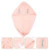 Angoily 3pcs Bathing Hat Dry Absorbent for Shower Women Fleece Design Absorption Quick Comfortable Rabbit view 3