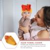 Angoily Shower Hair Drying Hat Bath Towel for Boys and Girls Quick Dry Comfortable and Durable Coral Fleece Hair Cap view 3