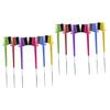 NOLITOY 12pcs Comb Brush Multifunctional Makeup Tool Gentle Brush for Smooth Eyebrows Portable Stylish Comb for Ladies for Salon Home view 1