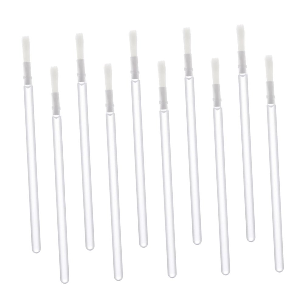 NOLITOY 50pcs Disposable Lip Liner Brush Nylon Bristles Professional Makeup Application for Lip Makeup and Eyeliner for Beauty Salons and Personal