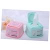 balacoo 2pcs Extracted Cotton Pads for Makeup Removal Gentle Non-Woven Facial Wipes Skin-Friendly Makeup Remover Nail Polish Cleanser Box view 2