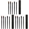 balacoo 15pcs Eye Makeup Brush Eyeliner Brush Tool Kit Case Portable for Daily Application view 1