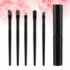 balacoo 15pcs Eye Makeup Brush Eyeliner Brush Tool Kit Case Portable for Daily Application view 4