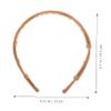 balacoo 2pcs Toothed Hair Headband Folding Plastic Hair Band for Women Comfortable Non-slip Design for Parties Travel and Everyday Use view 4
