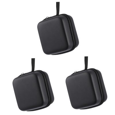 balacoo 3pcs Storage Bag Organizer for Bottles Smooth Pu Material Lightweight Travel Pouch for Essential Oils Easy to Carry and Organize