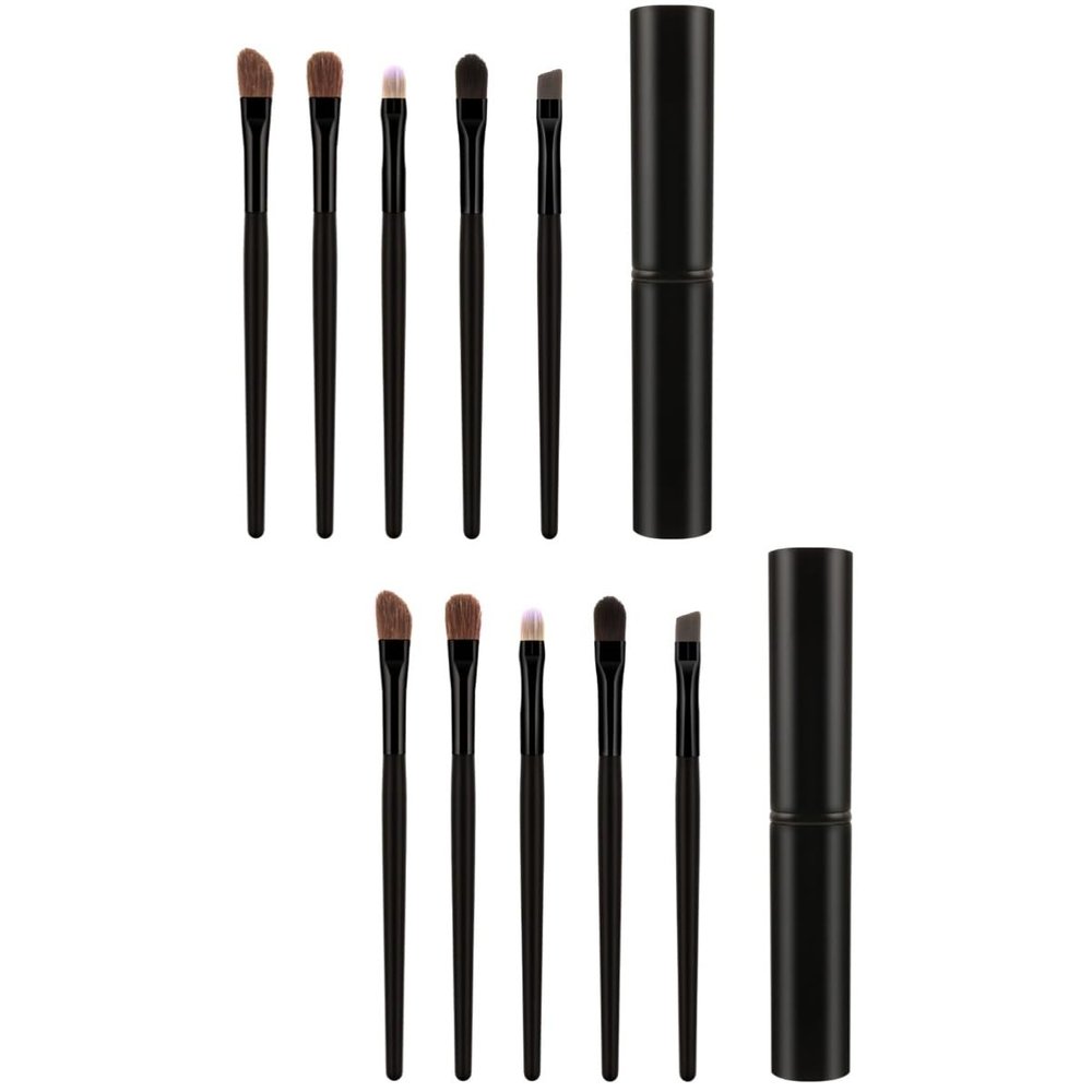balacoo 10pcs Comprehensive Eye Makeup Brushes Includes Eyeshadow Brush Liner Applicator Tool for Daily Eye Application