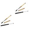 balacoo 4pcs Ergonomic Eyelash Brush Spoolie for Extensions Professionals Home Use view 1