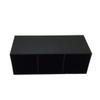 balacoo Stand for Makeup Brush Makeup Brush Organizer Cups Holder Compartment 3-slot Holder Makeup Brushed Cosmetic Brush Holder Makeup Brush Holder Makeup Brush Case Office Acrylic, medium, Black view 1