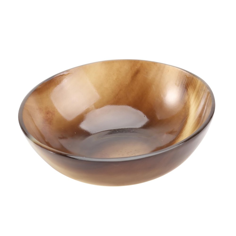 balacoo 2pcs Natural Horn Shaving Bowl Durable Shaving Soap Cup for Men Thoughtful for Him