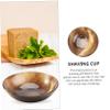 balacoo 2pcs Natural Horn Shaving Bowl Durable Shaving Soap Cup for Men Thoughtful for Him view 4