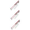 balacoo 6pcs Natural Finish Lash Brush for Mascara Eyebrow Spoolie Brush Lash Extension view 1