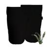 Mother Earth Pillows Large Flax Spa Boots for Natural Pain Relief, 1 Pair (Black - Breathe Herbal Blend) view 1