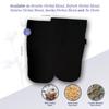 Mother Earth Pillows Large Flax Spa Boots for Natural Pain Relief, 1 Pair (Black - Breathe Herbal Blend) view 2