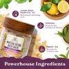 Purple Canyon SolSalts Matcha Detox Bath Salts with Clay Crumbles | Lemon Basil Scented Soak with Green Tea & Grape Seed Oil view 2