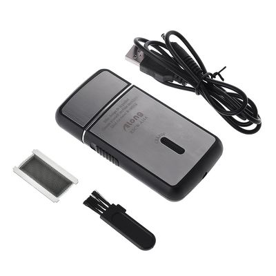 Yuly Portable Men's Electric for Foil Shaver USB Rechargeable Travel House Alarm Clock