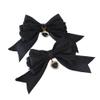 TTYAO REII 2Pcs Ribbon Bow Hair Clips Bowknot Barrettes Girls Hairpins Hair Accessories for Women Wedding Tea Party (Black) view 1