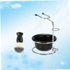 DOITOOL Razor Stand Shaving Brush Set Plastic Soap Bowl Holder Modern for Men Random Color view 2