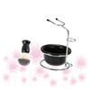 DOITOOL Razor Stand Shaving Brush Set Plastic Soap Bowl Holder Modern for Men Random Color view 4