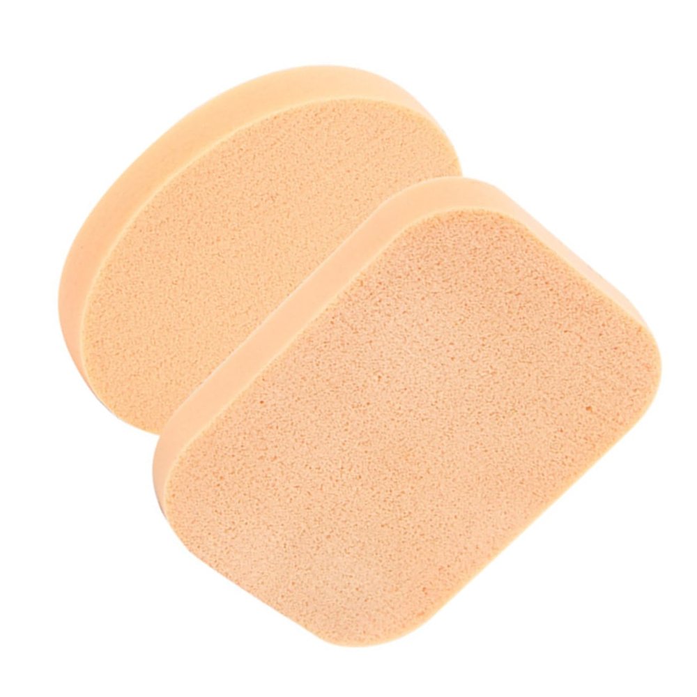 Mipcase Facial Makeup Sponges Puff 2pcs Soft Round Beauty Puff for Powder Application