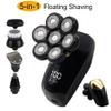 EKHOU Head Shavers for Bald Men, 5 in 1 Bald Head Shaver Multifunctional Electric Razor Head Shaving for Bald Men LED Display Cleansing Brush Nose Hair Trimmer view 2