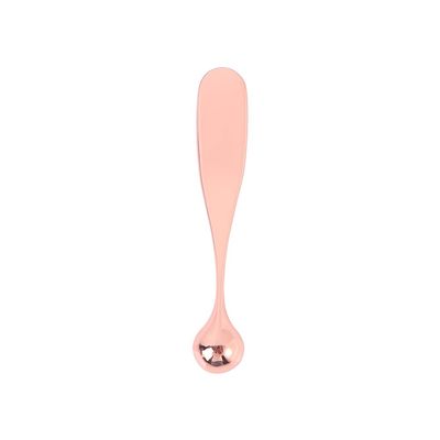 Eye Roller Massage Stick,Portable Anti-Wrinkle Face Massage Eye Fatigue Relief Alloy Cosmetic Spatulas Cream Spoon Eye Applicator(Rose Gold)