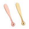 Eye Roller Massage Stick,Portable Anti-Wrinkle Face Massage Eye Fatigue Relief Alloy Cosmetic Spatulas Cream Spoon Eye Applicator(Rose Gold) view 4