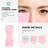 Didiseaon 4pcs Portable Eyebrow Grooming Kit Women Brow Brush and Comb Steel Eyebrow Comb for Smooth Comfortable Touch Easy to Clean view 2