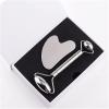 BAKYAR Gua sha Scraper Board Stainless Steel Facial Roller Gua Sha Tool Set Face Care Massage Crystal Jade Rose Quartz Health Anti Wrinkle Cellulite Massager Massage Tool Set view 3