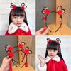 Chinese Style Hanfu Flower Tassel Headband Cartoon Cute Hair Hoop Traditional Hanfu Hairband Hair Accessories for Women Girls(A) view 2
