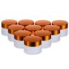 DOITOOL Frosted Glass Cream Dispenser Bottles 10pcs Small Jars Makeup Dispenser Storage Pump Jar for Cosmetics view 1