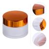 DOITOOL Frosted Glass Cream Dispenser Bottles 10pcs Small Jars Makeup Dispenser Storage Pump Jar for Cosmetics view 3