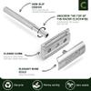 ZOMCHI Double Edge Safety Razor for Men & Women, Metal Razor with 5 Double Edge Safety Razor Blades, Single Blade Razor  Silver view 2