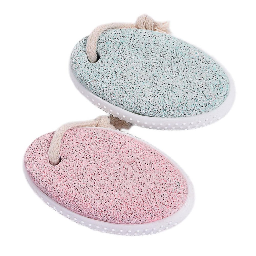 Mipcase 2pcs Pumice Stone for Feet and Hands Natural Exfoliating Hard Skin Remover Shape Scrubber for Smooth Feet and Dead Skin Care