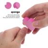 FRCOLOR 50pcs Dual-Sided Sponge Nail Files Compact Grinding Block for Manicure Pedicure for Gel Nails Easy to Carry for Travel view 2