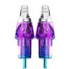 CNC Tattoo Cartridge Needles 20Pcs #10(7RM) Bugpin 0.3mm Round Magnum M-Taper Disposable Cartridges with Membrane EN04B-20-1007RM-M view 1