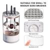 Electric Makeup Brush Cleaner, Make Up Brush Cleaner Cleanser Machine, Makeup Brushes Cleaner and Dryer, Automatic Makeup Brush Cleaner for All Size Beauty Makeup Brush Set, Eyeshadow, Blush Brush view 2