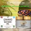 Civavo Organic Batana Oil Hair Mask - 100% Pure Nourishing Pressed Oil for Anti-Hair Loss, Repairs Damaged Hair & Skin (4 oz) view 2