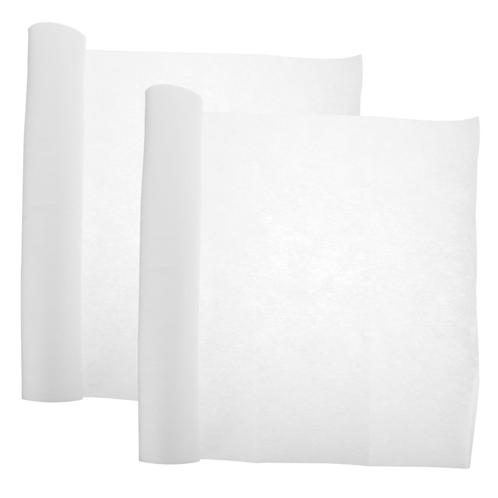 DOITOOL 2rolls Range Hood Filter Membrane Kitchen Oil Absorbing Roller Flame Retardant Non-woven Filter Pad