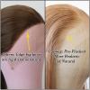 BTWTRY Strawberry Blonde Wig Long Straight Strawberry Blonde Lace Front Synthetic Wigs Pre Plucked Natural Hairline for Black Women Heat Resistant Fiber Hair Cosplay Daily Wear Wig (Strawberry Blonde) view 3