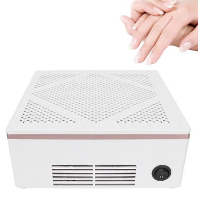 NSXAYIWE Nail Dust Collector, Nail Dust Vacuum Dust Cleaner Nail Vacuum Powerful Suction Noiseless Nail Dust Vacuum Machine Large Suction Nail Dust Vacuum Machine(us)
