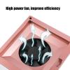 NSXAYIWE Nail Dust Collector, Nail Dust Vacuum Dust Cleaner Nail Vacuum Powerful Suction Noiseless Nail Dust Vacuum Machine Large Suction Nail Dust Vacuum Machine(us) view 3