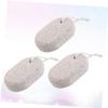 Mipcase 3pcs Natural Pumice Stone for Feet Care Hard Skin Remover and Foot File for Dead Skin Exfoliation and Pedicure Comfortable Grip for Home Use view 2