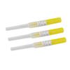 Caphstion 50pcs 24G Disposable Catheter Piercing Needles Stainless Steel Body Piercing Needles for Lip Eyebrow Navel Earrings, Yellow view 4
