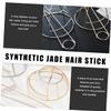 DOITOOL Hair Bun Cage Holder Elegant Metal Hair Stick Fork Accessory for Women and Girls for Daily Wear Weddings Yoga and Special Occasions view 2