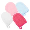 DOITOOL 16pcs Makeup Remover Mitts Reusable Cleaning Gloves Face Cleaning Mitts for Oil Cleanser Face view 4