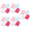 DOITOOL 20pcs Efficient Facial Cleaning Gloves Makeup Remover Mitts Made of Soft Microfiber for Pore Cleaning Sleep Mask Facial Gloves Practical Mitts view 1