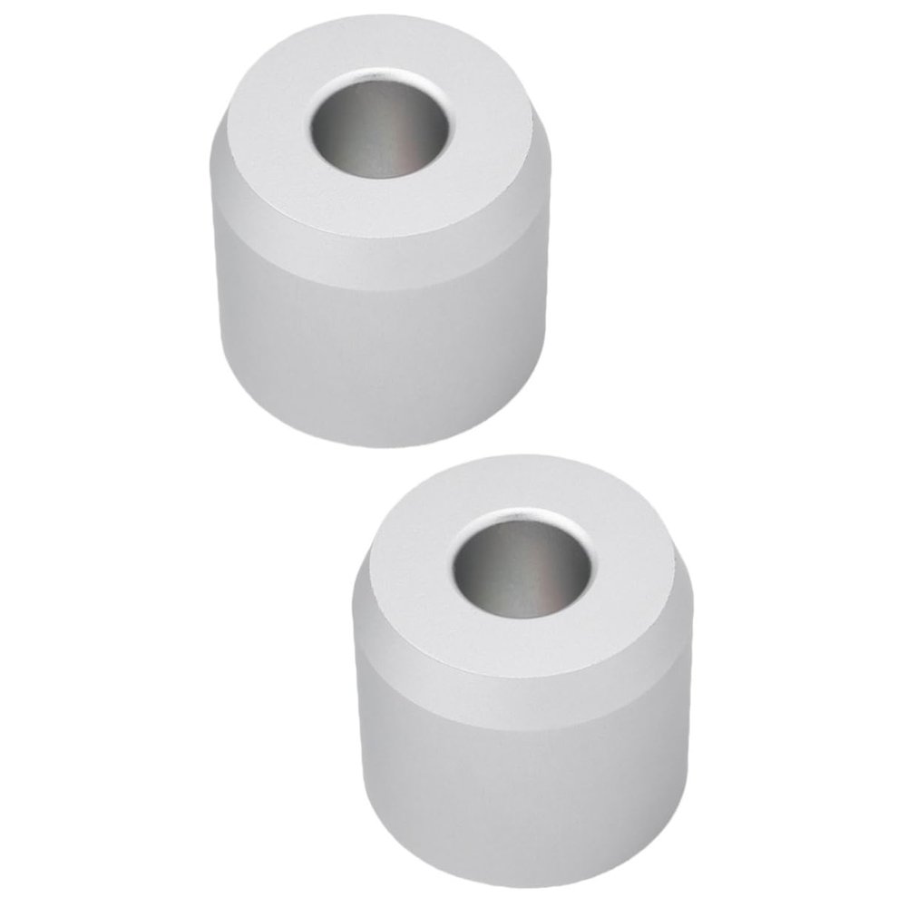 Beavorty 2pcs Round Shaver Stand Zinc Alloy Shaving Brush Holder for Men and for Organizing The Bathroom