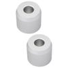 Beavorty 2pcs Round Shaver Stand Zinc Alloy Shaving Brush Holder for Men and for Organizing The Bathroom view 1