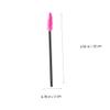 Didiseaon 300pcs Eyelash Disposable Makeup Brushes Lash Curler Eyebrow Comb for Daily Eye Makeup Tool Rosy view 2
